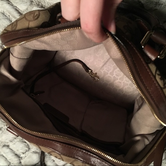 Y2K Michael Kors Large Canvas Satchel - Picture 4 of 6